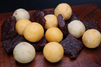 Thumbnail for 3 CheeseBall Varieties plus Peppered Beef Jerky - CheeseButta - Gourmet Products