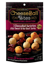 Thumbnail for 3 CheeseBall Varieties plus Sweet & Hot Beef Jerky - CheeseButta - Gourmet Products