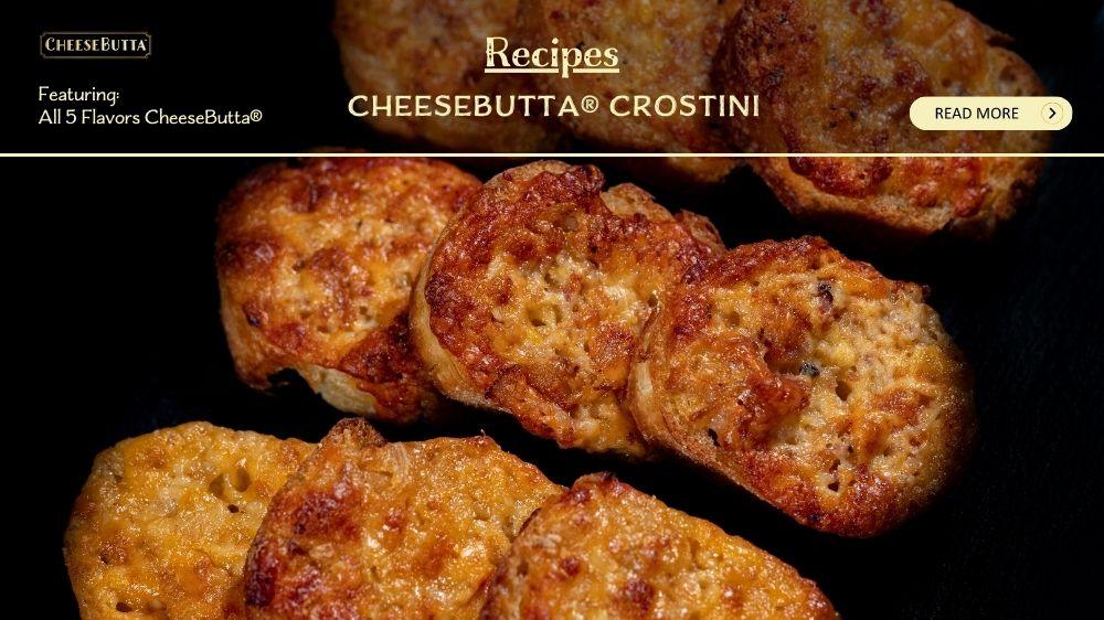 CheeseButta® Crostini Sampler Tray