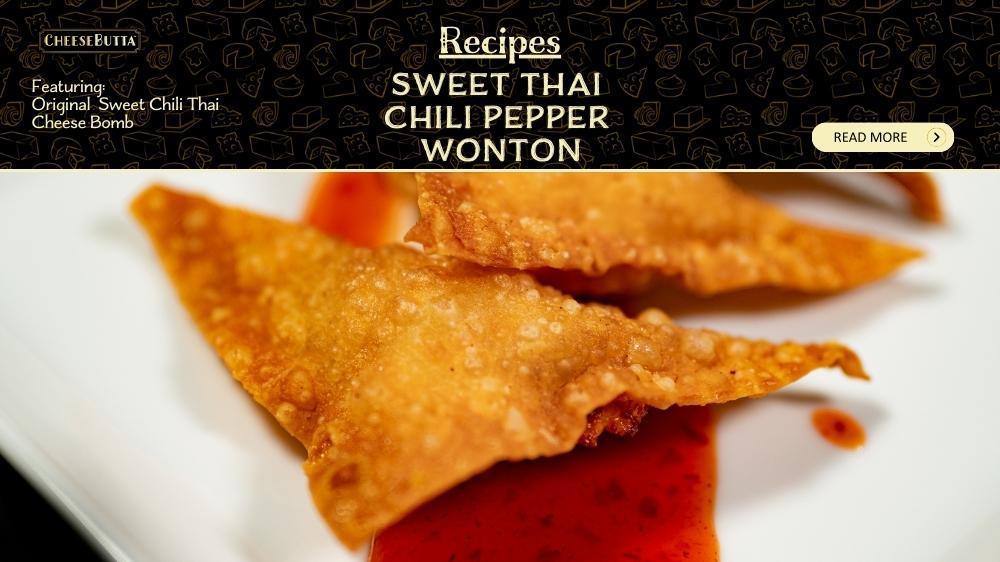 Sweet Thai Chili Wonton's & Red Chili Sauce