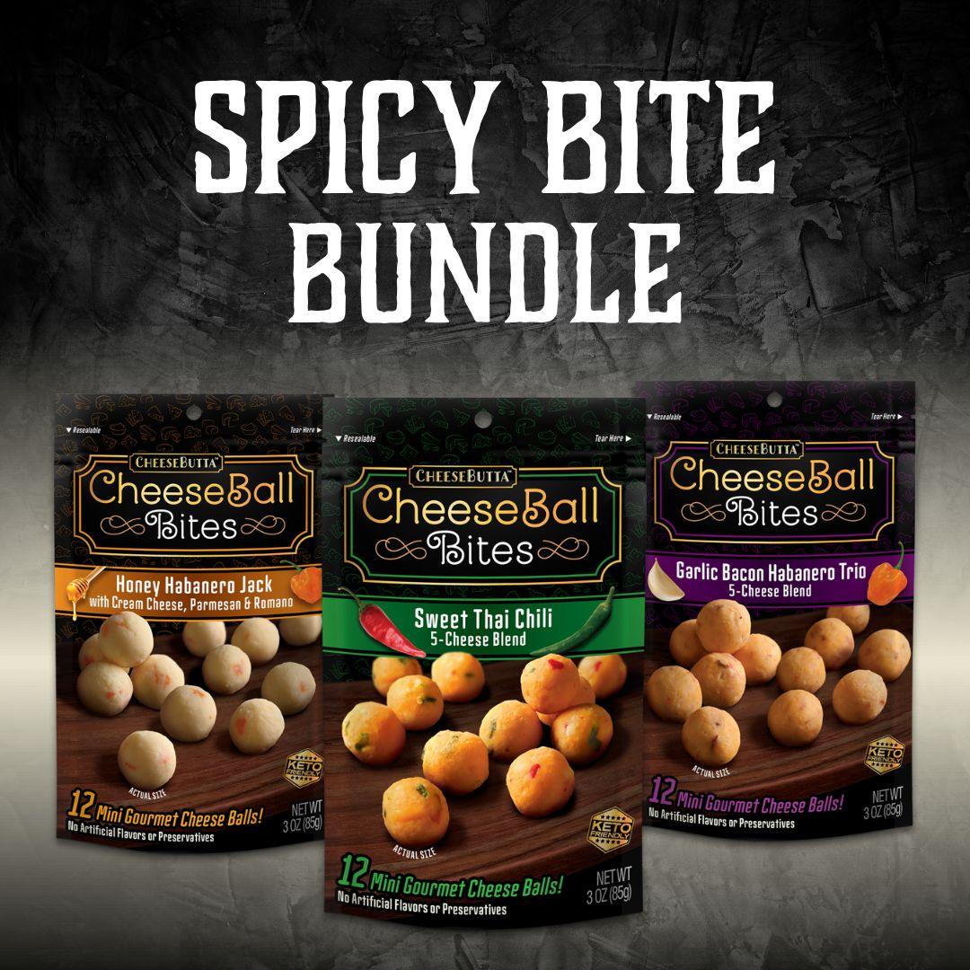 Spicy CheeseBall® Bite Bundle - CheeseButta - Gourmet Products