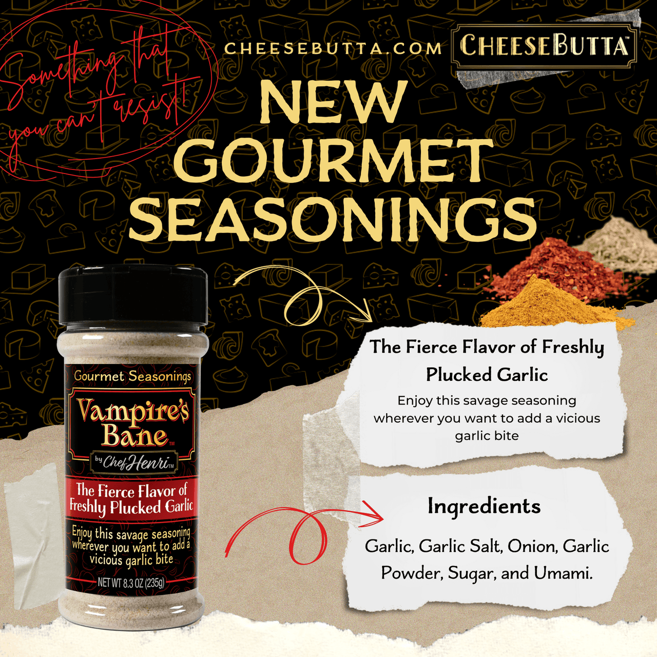 Vampire's Bane Gourmet Seasoning - CheeseButta - Gourmet Products